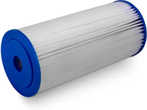 Miniatura 4 de Filtro de sedimentos plisado lavable y reutilizable de 10 x 4.5 pulgadas, superficie amplificada de 5 micras, elimina arena, suciedad, limo, óxido