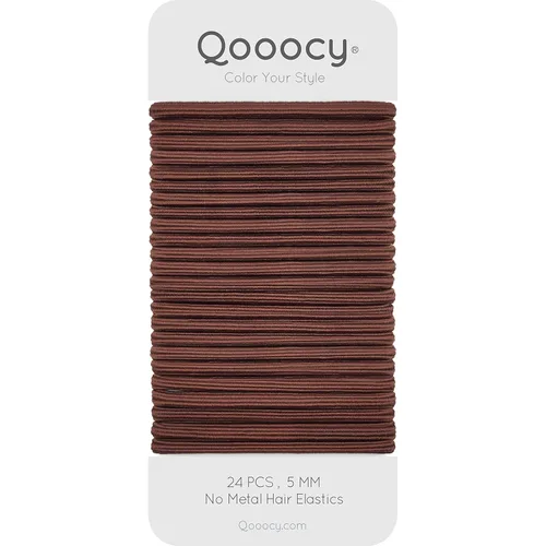 Lazos para el cabello, 24 unidades, 0.197 pulgadas para cabello mediano, cómodos accesorios de algodón elástico para el cabello para mujeres, agarre