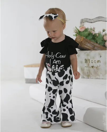 Miniatura 30 de Traje de primer cumpleaños para niña - Holy Cow I'm One