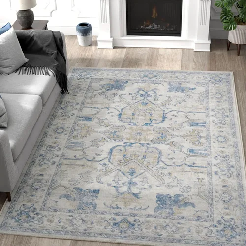 Miniatura 32 de jinchan Lima - Alfombra de pasillo lavable de 2 x 6 pies, antideslizante, de pelo corto, suave, ultrafina, alfombra envejecida para casa de campo