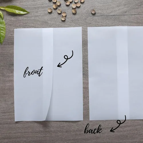 Miniatura 2 de Paquete de 200 chaquetas de vellum preplegadas para invitaciones de 5 x 7 pulgadas, sobre de vellum para invitaciones de boda, sobres de papel