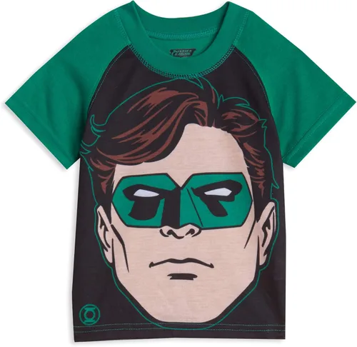 Miniatura 3 de DC Comics Justice League Batman Green Lantern Superman Raglan Pijama Conjunto corto