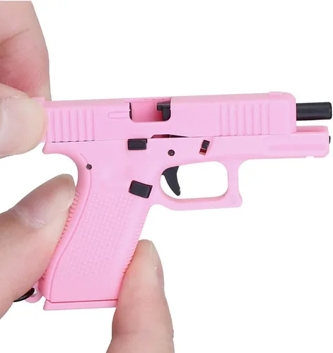 Miniatura 3 de Llavero con forma de pistola, modelo de pistola, llavero, bolsa, artilugios, colgante, adorno para regalo para hombres, mujeres y amigos