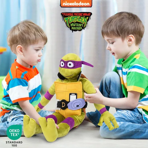 Miniatura 6 de Jay Franco Nickelodeon Teenage Mutant Ninja Turtles Donatello - Almohada de peluche súper suave - Microfibra de poliéster, 26 pulgadas Púrpura
