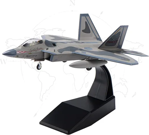 Miniatura 16 de E-3 Sentry - Aviones fundidos a presión a escala 1/200 USAF AWACS Modelo de avión de metal para coleccionista, entusiasta de la aviación