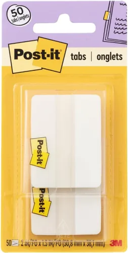 Post-it – Etiquetas con despachador para viaje, Blanco