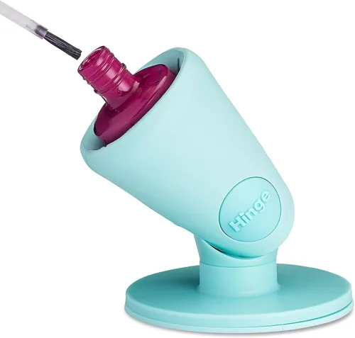 Miniatura 12 de tweexy Soporte para frasco de esmalte de uñas con bisagra a prueba de vuelcos Soporte antiderrame para esmalte de uñas, inclinado, succión de Blush