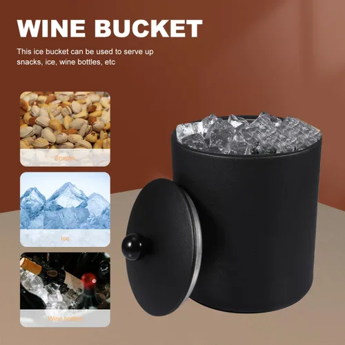 Miniatura 4 de DOITOOL Cubo de hielo de acero inoxidable de 3 cuartos de galón con aislamiento de doble pared, botella de cerveza, enfriador de bebidas