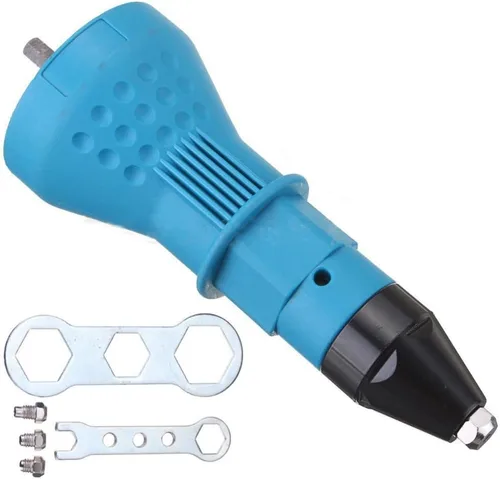 Miniatura 8 de Pistola de remache inalámbrica para taladro sin cable, pistola eléctrica de remache de tuerca, herramienta de remache, adaptador de taladro