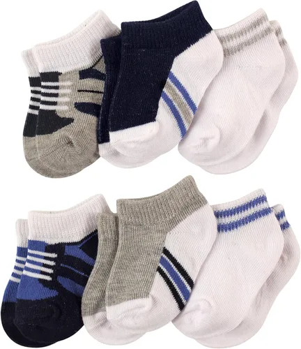 Miniatura 19 de Luvable Friends Conjunto de calcetines unisex para bebé recién nacido y bebé