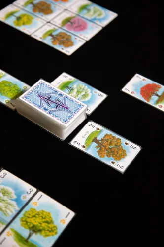Miniatura 2 de Renegade Game Studios Juego de cartas de estrategia Arboretum que desafía a 2-4 jugadores de 8 años en adelante a crear el jardín más hermoso