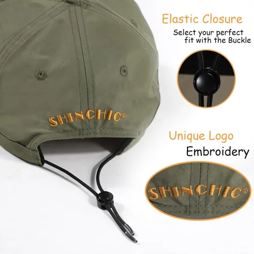 Miniatura 31 de Gorra de béisbol impermeable para hombre, sombrero de lluvia plegable para correr al aire libre, sombrero de pesca solar