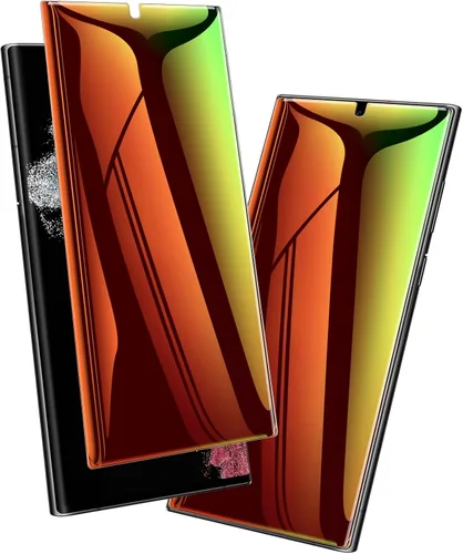 Miniatura 9 de LYWHL Paquete de 2 protectores de pantalla de privacidad para Samsung Galaxy S21 Ultra, degradado, colorido, anti-luz azul, anti-espía, película