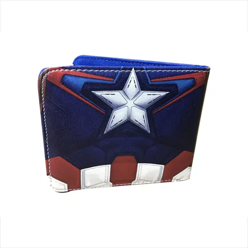 Miniatura 3 de Cartera bifold de PVC de carácter superhéroe, billetera, M, Estilo E