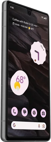 Miniatura 5 de OtterBox Protector de pantalla antimicrobiano Google Pixel 7A Alpha Flex - Transparente, ajuste de precisión, claridad de cristal, respuesta táctil