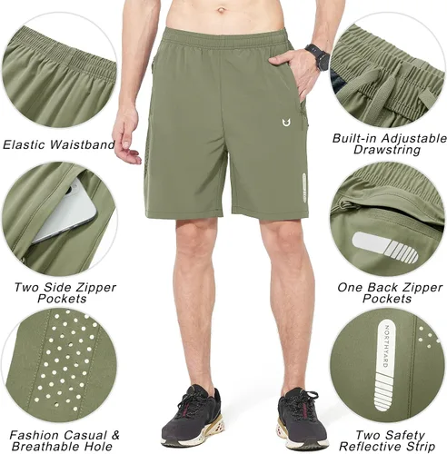 Miniatura 125 de NORTHYARD - Pantalones cortos deportivos para correr para hombres, ligeros, de secado rápido, 7, 5 o 9 pulgadas, para senderismo, deportes, gimnasio