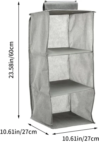 Miniatura 2 de Organizadores De Closet - Cubos de almacenamiento plegables de tela, contenedores plegables de almacenamiento de ropa, caja de almacenamiento