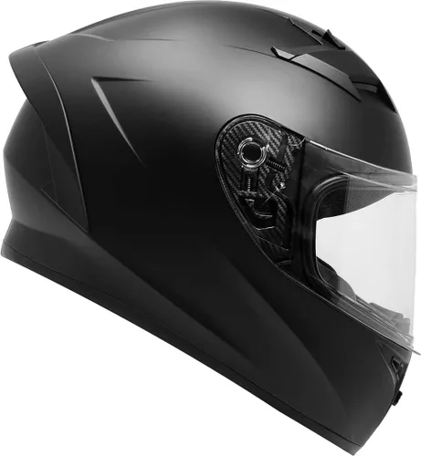 Miniatura 4 de GDM VENOM - Casco de motocicleta con intercomunicador bluetooth GDM HyperSonic Negro mate - Escudos cromados y transparentes.