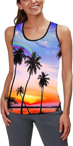 Miniatura 4 de Asylvain Camisetas sin mangas 3D para hombres y mujeres, diseño genial, camisetas sin mangas, camisetas de verano