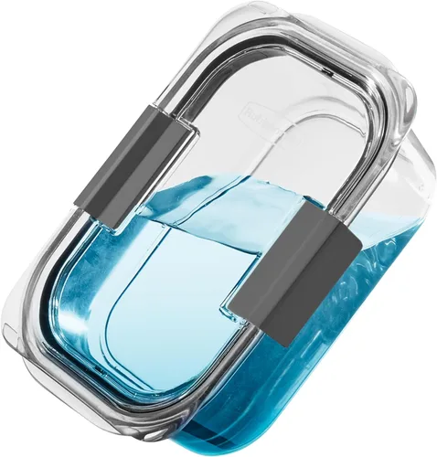 Miniatura 3 de Rubbermaid Brilliance - Recipientes para almacenar alimentos sin BPA con tapas herméticas, ideales para almuerzo, preparación de comidas y sobras
