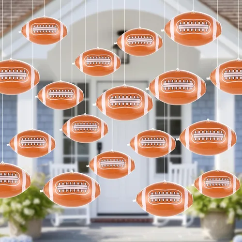 24 mini bolas inflables para decoración de fiestas deportivas, bolas pequeñas con ganchos de cuerda para colgar, piscina de verano, pelota de playa,