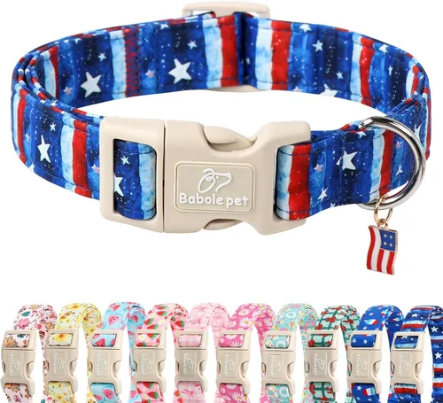 Miniatura 25 de Collar de otoño para perro, lindo collar de cachorro con hojas de otoño, ligero, cómodo, ajustable, para mascotas pequeñas, medianas y grandes
