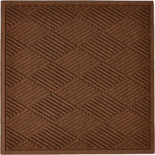 Miniatura 11 de Hudson Exchange (35 x 35 pulgadas, carbón) Waterhog Diamond Fashion Tapete cuadrado para piso Carbón vegetal