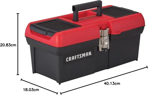 Miniatura 5 de CRAFTSMAN Caja de Herramientas, con Cerradura, 16 in., Rojo/Negro (CMST16901)