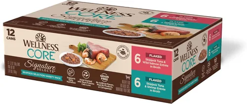 Miniatura 11 de Wellness CORE Signature Selects - Alimento húmedo para gatos adultos, natural, rico en proteínas, sin granos, 2.8 onzas, paquete de 8