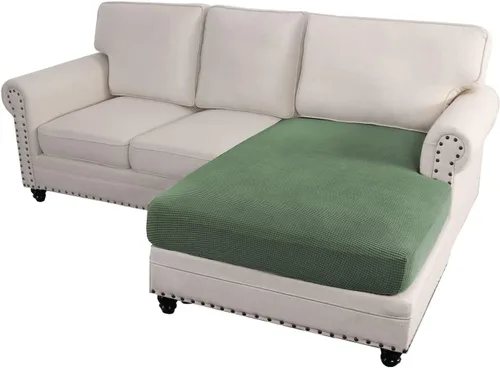 Miniatura 39 de ADPON Fundas de sofá modular, funda de cojín para sofá o sillón en forma de L, funda separada para sofá seccional izquierdo o derecho (1 diván, gris)