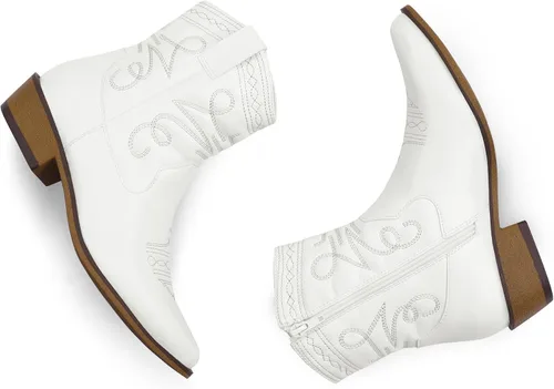 Miniatura 3 de mysoft Botines de vaquero occidentales de moda para mujer, botines cortos de tacón bajo