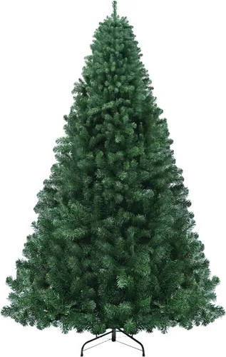 Miniatura 11 de Árbol de Navidad blanco de 4 pies, campo de nieve artificial, abeto Douglas, decoración de fiesta de Navidad, fácil de limpiar y montar, base