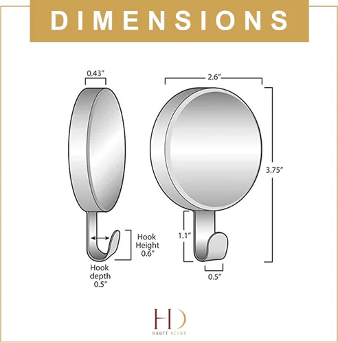 Miniatura 8 de Haute Decor Attract - Colgador magnético para corona (latón antiguo), juego de 2 imanes para 2 puertas/superficies de metal o 1 puerta o ventana