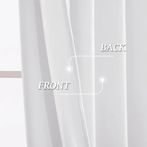 Miniatura 59 de RYB HOME Cortinas opacas de terciopelo para dormitorio, aislamiento térmico, privacidad, luz solar, bloqueo de calor, cortinas lujosas con bolsillo