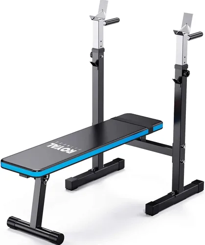 Banco de pesas ajustable con estante para mancuernas, prensa de banco de levantamiento de pesas para gimnasio en casa, banco de entrenamiento de