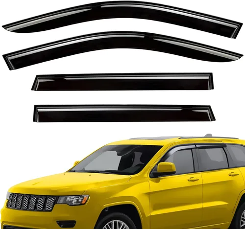 Miniatura 22 de Deflectores de ventana extra duraderos, viseras de ventana con cinta adhesiva, protectores de lluvia para Mazda CX-5 2017-2026, viseras solares