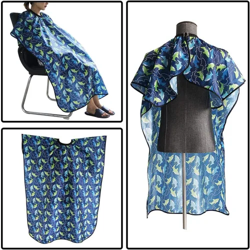 Miniatura 6 de Professional Barber Cape,Polyester Hair Cutting Salon Cape,Water and Stain Resistant Apron