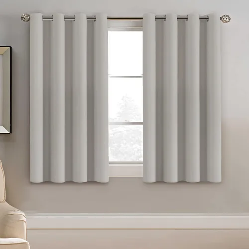Miniatura 193 de H.VERSAILTEX - Cortinas blackout con aislamiento térmico y ojales en la parte superior, para patios, puertas correderas y división de habitaciones