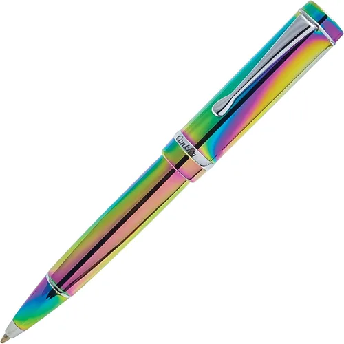 Miniatura 3 de Conklin Duragraph - Bolígrafo de punta fina PVD, edición especial, arco iris (CK71915)