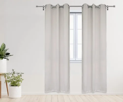 Miniatura 10 de YOUR CHAIR COVERS - Cortinas opacas de poliéster con ojales - (negro 52 x 63 pulgadas - juego de 2) - para oscurecer la habitación, dormitorio, sala