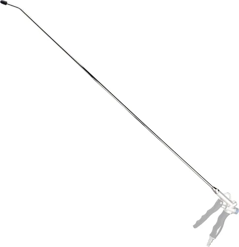 Miniatura 2 de Capri Tools Boquilla en ángulo de 29,5 pulgadas con punta de goma para pistola de soplado de aire