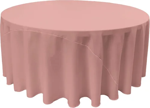 Miniatura 29 de LA Linen - Mantel redondo lavable de popelina de poliéster, resistente a manchas y arrugas, 51", mantel de tela para comedor, cocina, fiesta, Negro