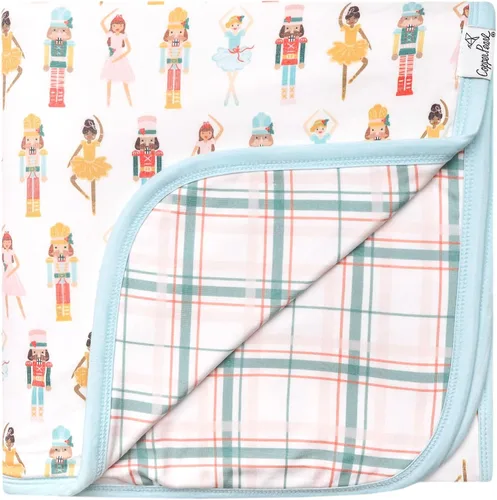 Miniatura 48 de Copper Pearl Manta de bebé de tres capas: edredones suaves para bebés para niños y niñas, transpirable, acogedora, manta para niños pequeños