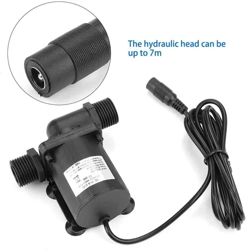 Miniatura 2 de Mini alta cabeza hidráulica DC sin escobillas Boost 24V -40.0 °F-212.0 °F Bomba de agua sin escobillas Mini DC sin escobillas Bomba de circulación