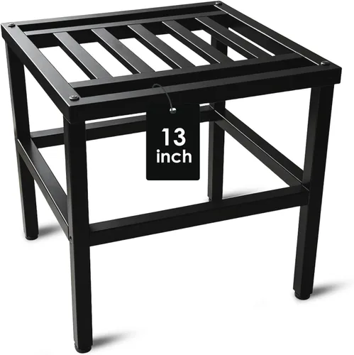 Soporte para plantas para interiores y exteriores, soporte de metal para plantas de 13 pulgadas, soportes de pedestal de hierro forjado resistentes