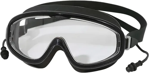 Tablas de mano para niños, gafas de natación de marco grande, antivaho suministros de natación, gafas equipadas para hombres y mujeres