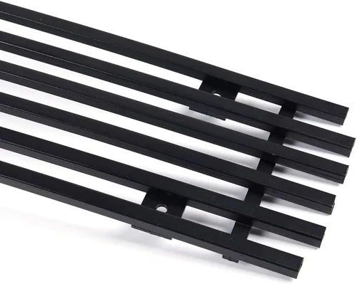 Miniatura 8 de PIT66 Parachoques delantero inferior Billet Grill Combo Inserto compatible con Nissan Maxima 2009-2014 Negro N87774H