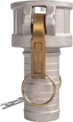 Miniatura 3 de 2 accesorios de bloqueo de leva fundida por gravedad de aluminio (parte C de 1.5 pulgadas, parte C), acoplador hembra, cola de manguera