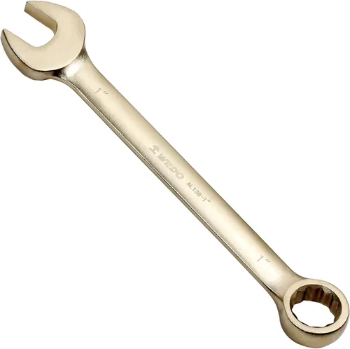 Miniatura 12 de WEDO Llave combinada sin chispas, llave combinada de seguridad sin chispas, bronce de aluminio, forja, DIN 3113, certificado BAM y FM, tamaño 1