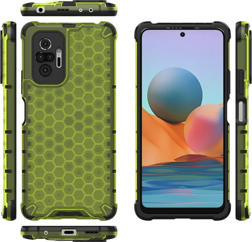 Miniatura 95 de Funda para Xiaomi Poco M5s 4G, Funda para Redmi Note 10 4G / Note 10S 4G / Note 11 SE (India) Case Case 2 en 1 Funda para teléfono Blanco